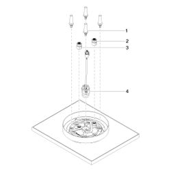 Dornbracht Regenbrause Symetrics für Deckenanbindung mit Licht 300x240mm 12l/mi... DORNBRACHT-28042980-93 4029011960192 (Abb. 1)