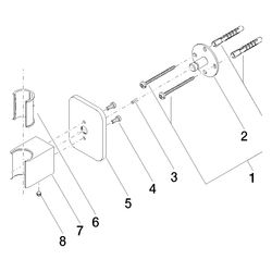 Dornbracht Brausehalter Lissé, Platin gebürstet... DORNBRACHT-28050845-06 4029011711237 (Abb. 1)