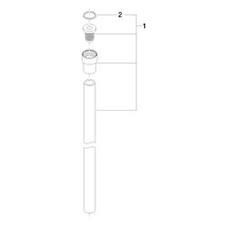 Dornbracht Schlauch für Water Tube, Chrom, 28281979-00... DORNBRACHT-28281979-00 4029011511271 (Abb. 1)