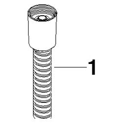 Dornbracht Metall-Brauseschlauch 1500mm, Chrom... DORNBRACHT-28304970-00 4029011873270 (Abb. 1)