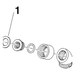 Dornbracht Bogen 35 Grad, Messing 23kt Gold, 28411970-09... DORNBRACHT-28411970-09 4029011236020 (Abb. 1)