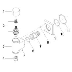 Dornbracht Kneipp-Wandanschlussbogen, Platin gebürstet, 28486979-06... DORNBRACHT-28486979-06 4029011475849 (Abb. 1)