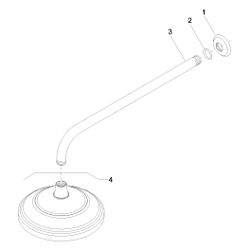 Dornbracht Regenbrause mit Wandanbindung Madison 14l/min, Ausladung 435mm, Dark... DORNBRACHT-28545977-43 4099477489520 (Abb. 1)