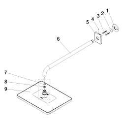 Dornbracht Regenbrause mit Wandanbindung Ausladung 450mm 300x240mm 14l/min G 1/... DORNBRACHT-28769710-33 4099477505831 (Abb. 1)