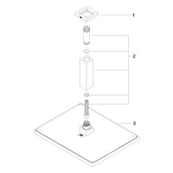 Dornbracht Regenbrause Symetrics mit Deckenanbindung 300x240mm 20l/min, Schwarz... DORNBRACHT-28775980-33 4029011734885 (Abb. 1)