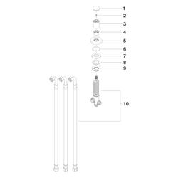 Dornbracht Zweiwege-Umstellung Meta für Wannenrandmontage, Bohrung 32mm, Anschl... DORNBRACHT-29140660-33 4029011820878 (Abb. 1)