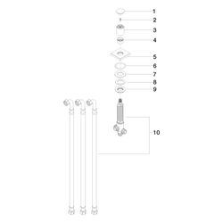 Dornbracht Zweiwege-Umstellung IMO für Wannenrandmontage, 32mm Rosette 60x60mm ... DORNBRACHT-29140670-28 4029011899034 (Abb. 1)