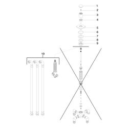 Dornbracht Zweiwege-Umstellung IMO für Wannenrandmontage, 32mm Rosette 60x60mm ... DORNBRACHT-29140670-43 4099477489797 (Abb. 1)