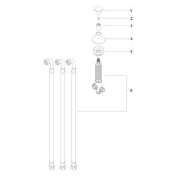 Dornbracht Zweiwege-Umstellung Vaia für Wannenrandmontage, Bohrung 30mm, Anschl... DORNBRACHT-29140809-08 4029011894473 (Abb. 1)