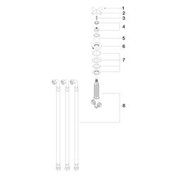 Dornbracht Zweiwege-Umstellung Tara für Wannenrandmontage, 32mm, 1/2", 64,9l/mi... DORNBRACHT-29140892-99 4029011818660 (Abb. 1)