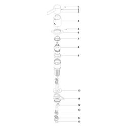 Dornbracht Wannen-Einhandbatterie IMO für Wannenrandmontage Rosette 60x60mm Boh... DORNBRACHT-29300670-00 4029011767081 (Abb. 1)
