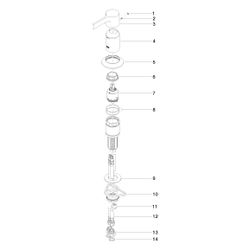 Dornbracht Wannen-Einhandbatterie Vaia für Wannenrandmontage, 78mm, max. 35,7l/... DORNBRACHT-29300809-08 4029011894442 (Abb. 1)