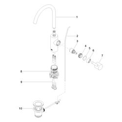 Dornbracht Waschtisch-Einhandbatterie Meta mit Ablaufgarnitur, Ausladung 167mm,... DORNBRACHT-33500661-06 4029011766404 (Abb. 1)