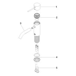 Dornbracht Meta Waschtisch-Einhandmischer ohne Ablaufgarnitur 33526662 platin m... DORNBRACHT-33526662-06 4029011829079 (Abb. 1)
