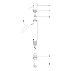 Dornbracht Meta Waschtisch-Einhandmischer mit erhöhtem Standfuß 33537662 chrom... DORNBRACHT-33537662-00 4029011829123 (Abb. 1)