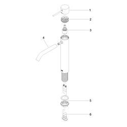 Dornbracht Meta Waschtisch-Einhandmischer mit erhöhtem Standfuß 33539662 chrom... DORNBRACHT-33539662-00 4029011829178 (Abb. 1)