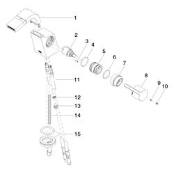 Dornbracht CL.1 Bidet-Einhandmischer ohne Ablaufgarnitur 33600705 platin matt... DORNBRACHT-33600705-06 4029011702716 (Abb. 1)