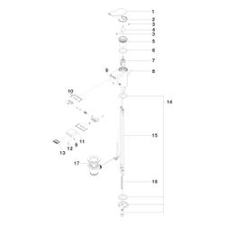Dornbracht Lisse Bidet-Einhandmischer mit Ablaufgarnitur 33600845 platin matt... DORNBRACHT-33600845-06 4029011712890 (Abb. 1)