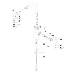 Dornbracht Elio Einhebelmischer 33800790 Messing gebürstet... DORNBRACHT-33800790-28 4029011899690 (Abb. 1)