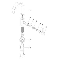 Dornbracht Einhebelmischer Mem Bar Tap, Ausladung 166mm, schwenkbar, max. 6,3l/... DORNBRACHT-33805682-33 4099477124872 (Abb. 1)