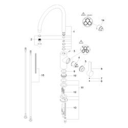 Dornbracht Einhebelmischer Tara Ultra schwenkbar, Ausladung 241mm, max. 8l/min,... DORNBRACHT-33816875-39 4099477400815 (Abb. 1)