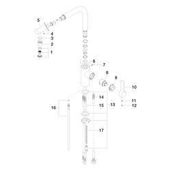 Dornbracht Elio Einhandmischer für Spül-/Profibrause 33826790 chrom... DORNBRACHT-33826790-00 4029011459542 (Abb. 1)