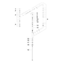 Dornbracht Einhebelmischer Tara Ultra Pivot schwenkbar, Ausladung 552mm, max. 8... DORNBRACHT-33845875-00 4029011660146 (Abb. 1)