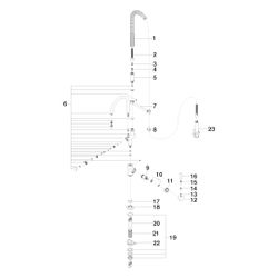 Dornbracht Einhebelmischer Tara Profi schwenkbar, Ausladung 200mm, max. 7l/min,... DORNBRACHT-33880888-39 4099477401096 (Abb. 1)