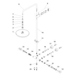 Dornbracht Showerpipe mit Brause-Thermostat ohne Handbrause D 300mm 14l/min, Ch... DORNBRACHT-34465979-46 4099477408347 (Abb. 1)