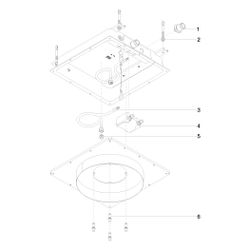 Dornbracht Unterputz-Deckeneinbaukasten für Deckeneinbau flächenbündig Durchmess... DORNBRACHT-3503397090 4029011951961 (Abb. 1)