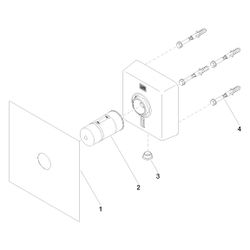Dornbracht Unterputz-Wandwinkel Pot Filler Anschluss IG 1/2" Einbautiefe 80-125m... DORNBRACHT-3508797090 4029011825903 (Abb. 1)