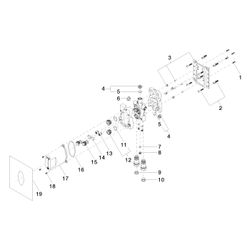 Dornbracht Unterputz-Thermostat bleifrei 2x Anschluss IG 1/2" 3x Abgang IG 1/2" ... DORNBRACHT-3542597090 4029011605925 (Abb. 1)