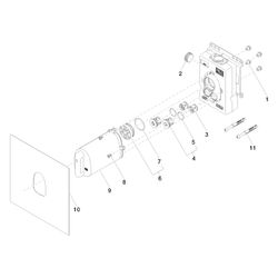 Dornbracht Unterputz-Thermostatmodul Xtool ohne Mengenregulierung Messing bleifr... DORNBRACHT-3550397090 4029011847936 (Abb. 1)