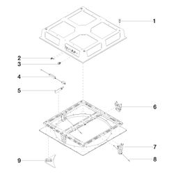 Dornbracht Unterputz-Deckeneinbaukasten Aquamoon mit Farblicht 1356x1356x290mm 2... DORNBRACHT-3562597090 4099477038896 (Abb. 1)