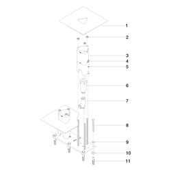 Dornbracht Unterputz-Bodenbefestigung Edelstahl 2x Anschlusswinkel G 1/2" Stichm... DORNBRACHT-3594497090 4029011472411 (Abb. 1)
