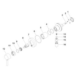 Dornbracht Meta Unterputz-Einhandmischer mit Abdeckplatte Serienspezifisch 3604... DORNBRACHT-36045660-00 4029011762123 (Abb. 1)