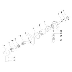 Dornbracht Unterputz-Einhandmischer mit Abdeckplatte Serienspezifisch 36045970 ... DORNBRACHT-36045970-06 4029011831386 (Abb. 1)
