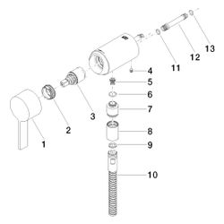 Dornbracht Unterputz-Einhandmischer Serienneutral 36050970 schwarz matt... DORNBRACHT-36050970-33 4029011920462 (Abb. 1)