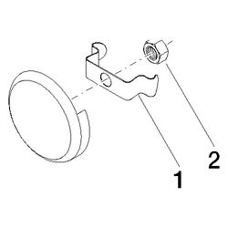 Dornbracht Rohrunterbrecher für Wanneneinlauf Rosette Durchmesser 70mm, Schwarz... DORNBRACHT-36150970-33 4029011284359 (Abb. 1)