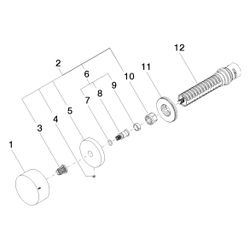 Dornbracht Unterputz-Dreiwege-Umstellung Deque Drehumstellung ohne Rosette Grif... DORNBRACHT-36210740-00 4029011965463 (Abb. 1)