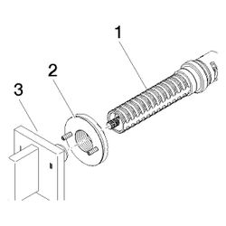 Dornbracht Dreiwege-Umstellung Unterputz Mem, eckig, schwenkbar, Rosette 60x60m... DORNBRACHT-36210782-08 4029011965272 (Abb. 1)