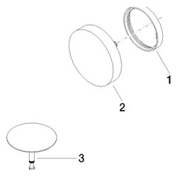 Dornbracht Ab- und Überlaufgarnitur für Großwannen Ablaufloch 52mm, Messing 23k... DORNBRACHT-36243970-09 4029011728365 (Abb. 1)