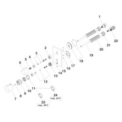 Dornbracht Unterputz-Thermostat IMO mit Einweg-Mengenregulierung Abdeckplatte 1... DORNBRACHT-36425670-33 4029011634772 (Abb. 1)