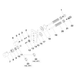 Dornbracht UP-Thermostat Lissé mit Dreiwege-Mengenregulierung, Platin gebürstet... DORNBRACHT-36427845-06 4029011747069 (Abb. 1)