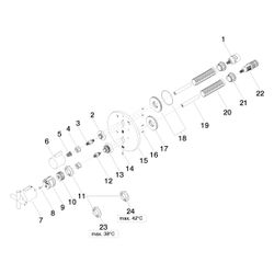 Dornbracht Unterputz-Thermostat Tara mit Dreiwege-Mengenregulierung, Abdeckplat... DORNBRACHT-36427892-06 4099477012247 (Abb. 1)