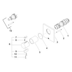 Dornbracht Symetrics Unterputz-Thermostat Serienspezifisch 1/2" 36501985 schwar... DORNBRACHT-36501985-33 4029011848544 (Abb. 1)
