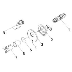 Dornbracht Unterputz-Thermostat xTool Vaia ohne Mengenregulierung, G 3/4", Abde... DORNBRACHT-36503809-47 4099477045603 (Abb. 1)