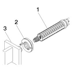Dornbracht Unterputzventil Mem, eckig, rechtsschließend, 1/2", Hammerschlag Str... DORNBRACHT-36604782-06 4099477020013 (Abb. 1)