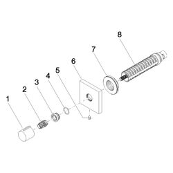 Dornbracht Unterputzventil IMO linksschließend, Platin gebürstet, 1/2"... DORNBRACHT-36607980-06 4029011855863 (Abb. 1)