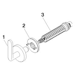 Dornbracht Unterputzventil Meta, rechtsschließend, 3/4", Rosette 60mm, Platin g... DORNBRACHT-36608661-06 4029011972607 (Abb. 1)